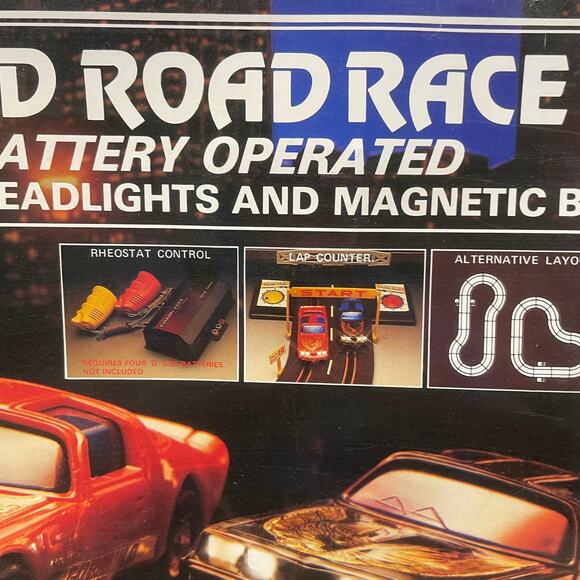 Super Fast Firebird Road Race Set New in Box Untested Vintage 1981 Collectible - Picture 5 of 9